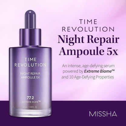 MISSHA TIME REVOLUTION NIGHT REPAIR AMPOULE 5X