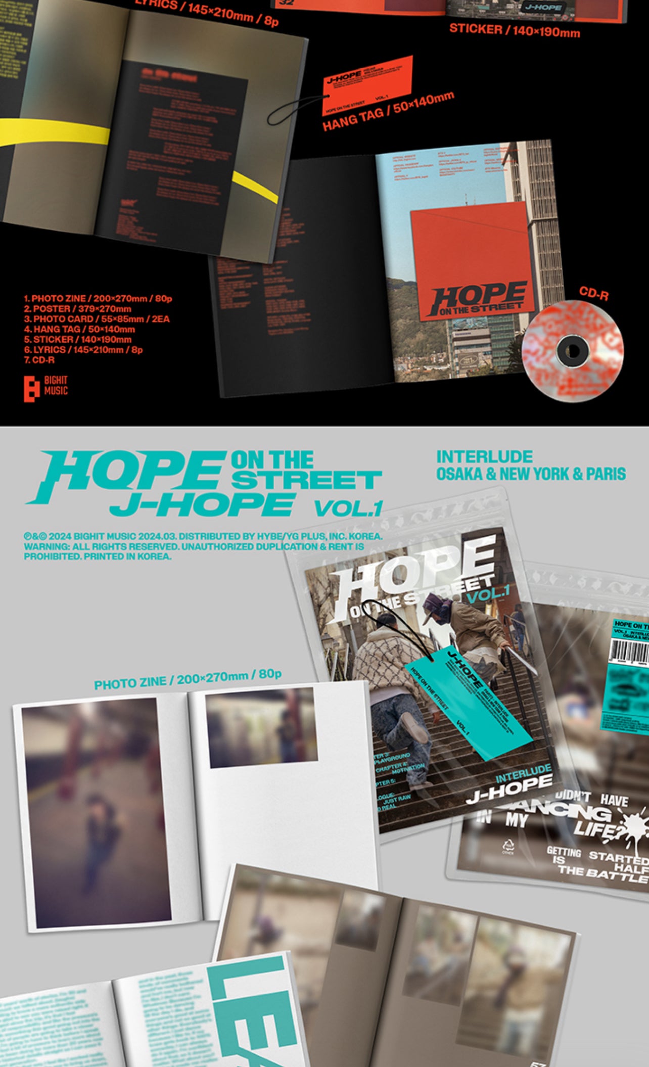 j-hope HOPE ON THE STREET VOL.1 WEVERSE GIFT – HARU