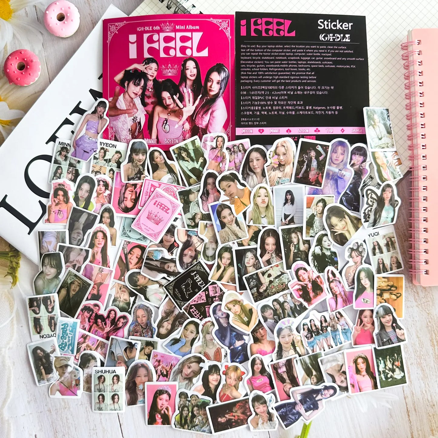 G-IDLE 'I FEEL' DECORATIVE STICKERS