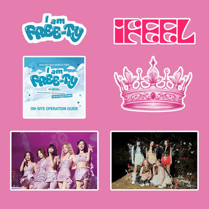 G-IDLE 'I AM FREE-TY' DECORATIVE STICKERS