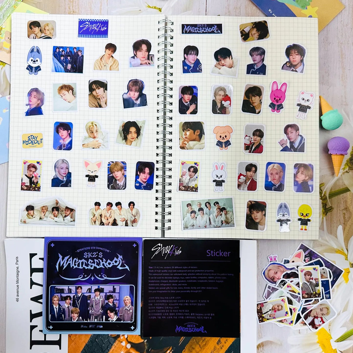 STRAY KIDS MAGIC SCHOOL 2024 DECORATIVE STICKERS