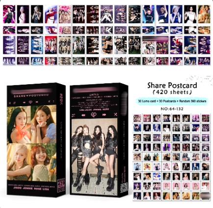 K-POP POSTCARD PHOTO CARD SET