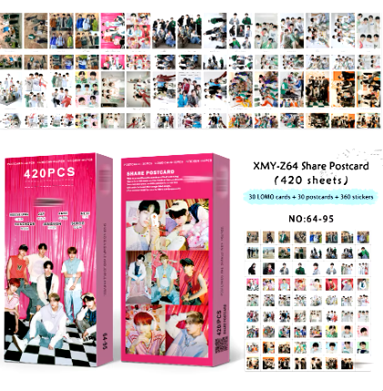 K-POP POSTCARD PHOTO CARD SET