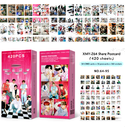 K-POP POSTCARD PHOTO CARD SET