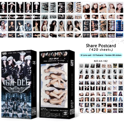 K-POP POSTCARD PHOTO CARD SET