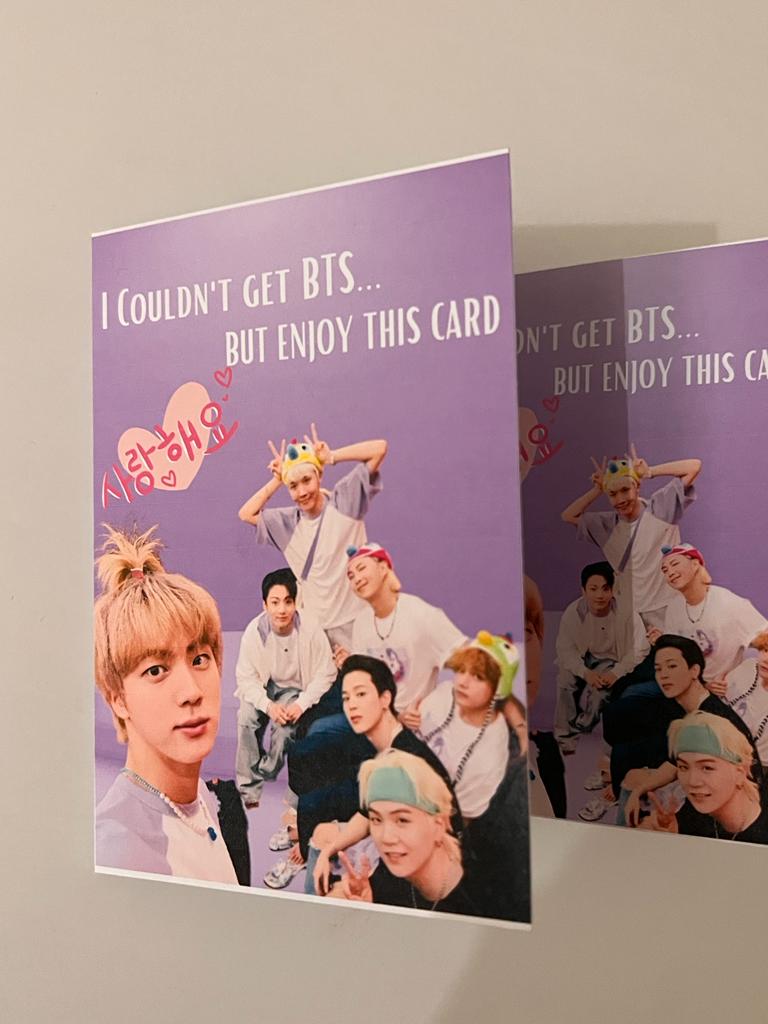 K-POP Greeting Cards