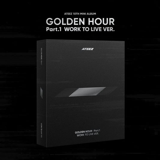 ATEEZ 10TH MINI ALBUM - GOLDEN HOUR : Part.1 (WORK TO LIVE Ver.)