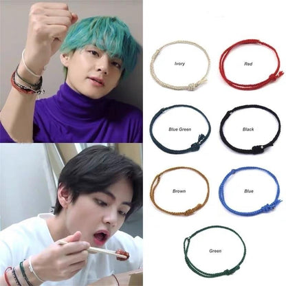 BTS V Taehyung's Woven Bracelet