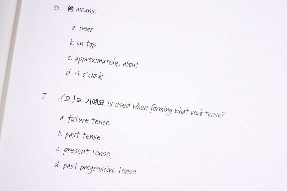 TTMIK Level 3 Korean Grammar Workbook