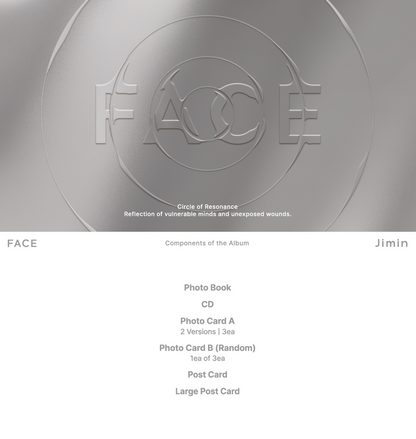 BTS JIMIN - FACE 1ST SOLO ALBUM