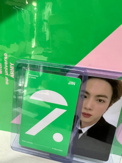 BTS MEMORIES PHOTO CARD INDIVIDUAL 2020 [SPECIAL] + PVC SLEEVE