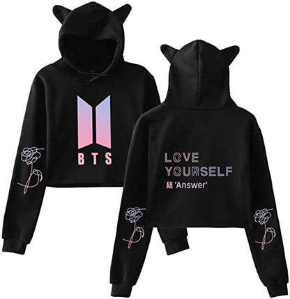 BTS CAT EAR LOVE YOURSELF: ANSWER 結 HOODIE