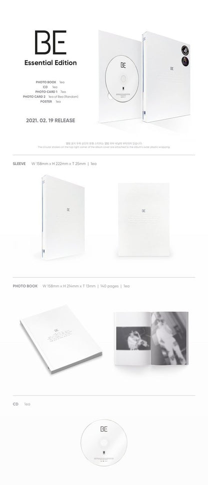 BTS BE ESSENTIAL EDITION ALBUM