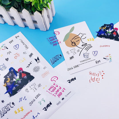 BTS MOTS7 STICKERS