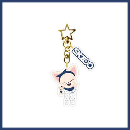 STRAY KIDS SKZOO Pajamas Plastic Acrylic Keychain