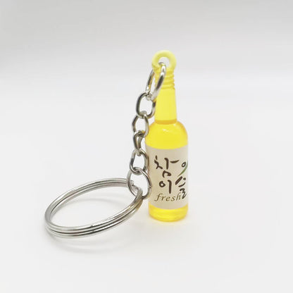 KOREAN SOJU BOTTLE ACRYLIC KEYCHAINS