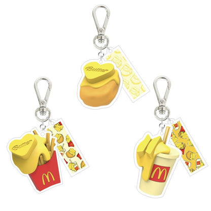 BTS MCDONALD'S BUTTER KEYCHAIN