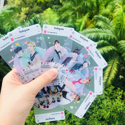 BTS INSTAGRAM LOMO CARDS