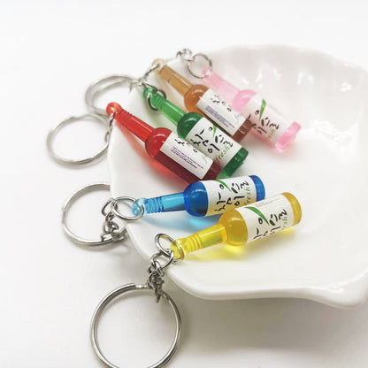 KOREAN SOJU BOTTLE ACRYLIC KEYCHAINS