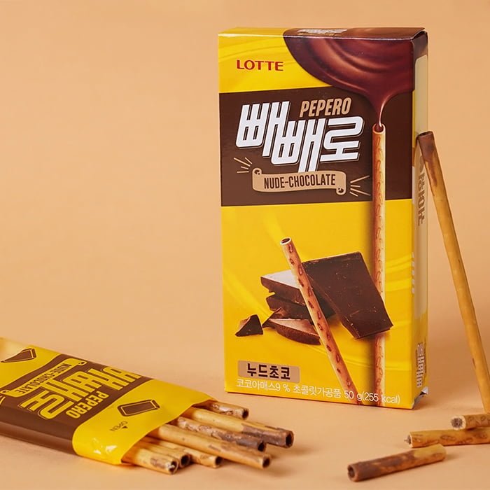 LOTTE Choco Pepero Nude-Chocolate (누드 빼빼로)