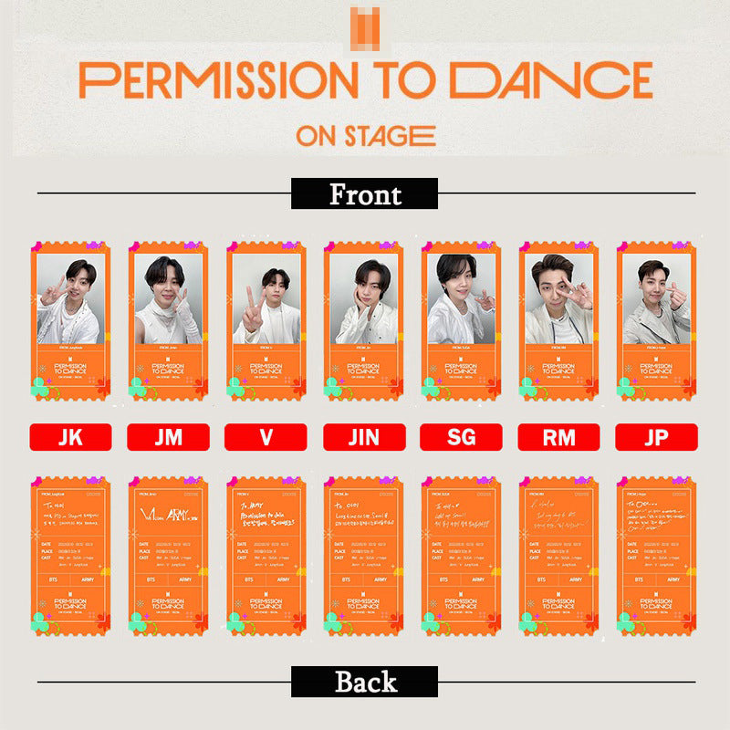 BTS PERMISSION TO DANCE SEOUL PHOTO CARD SET
