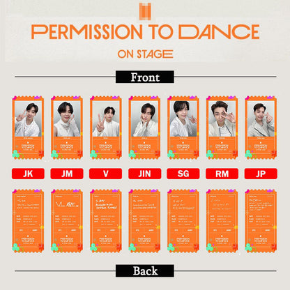 BTS PERMISSION TO DANCE SEOUL PHOTO CARD SET