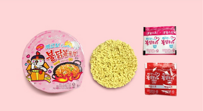 Samyang Big Cup Carbo Buldak Fried Noodles (삼양 큰컵 까르보 불닭볶음면)