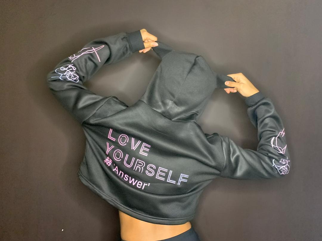 BTS CAT EAR LOVE YOURSELF:ANSWER 結 HOODIE