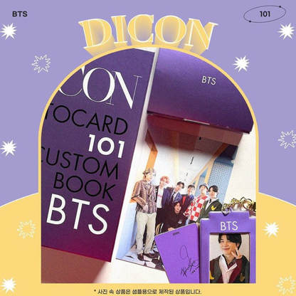 BTS DICON PHOTOCARD CUSTOM BOOK