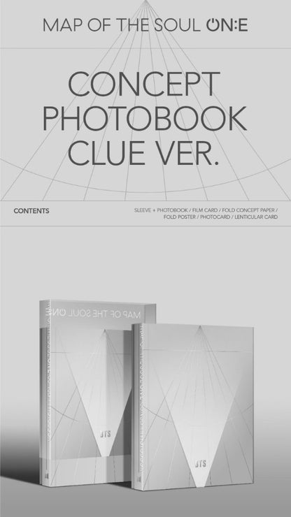 BTS - MAP OF THE SOUL ON:E CONCEPT PHOTO BOOK