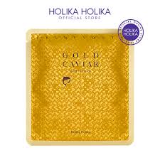 HOLIKA HOLIKA- 24k 골드 캐비아 골드 호일 마스크 시트